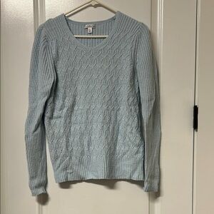 Croft & Barrow Soft Blue V-Neck Sweater